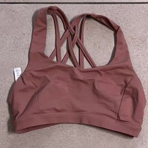 Lululemon strappy sports bra, size 4 / S (no padding)
